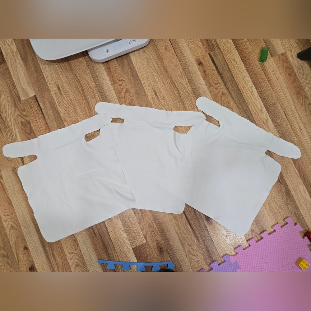 Set Of 3 Clotheez Preflat Cloth Diapers Size 2